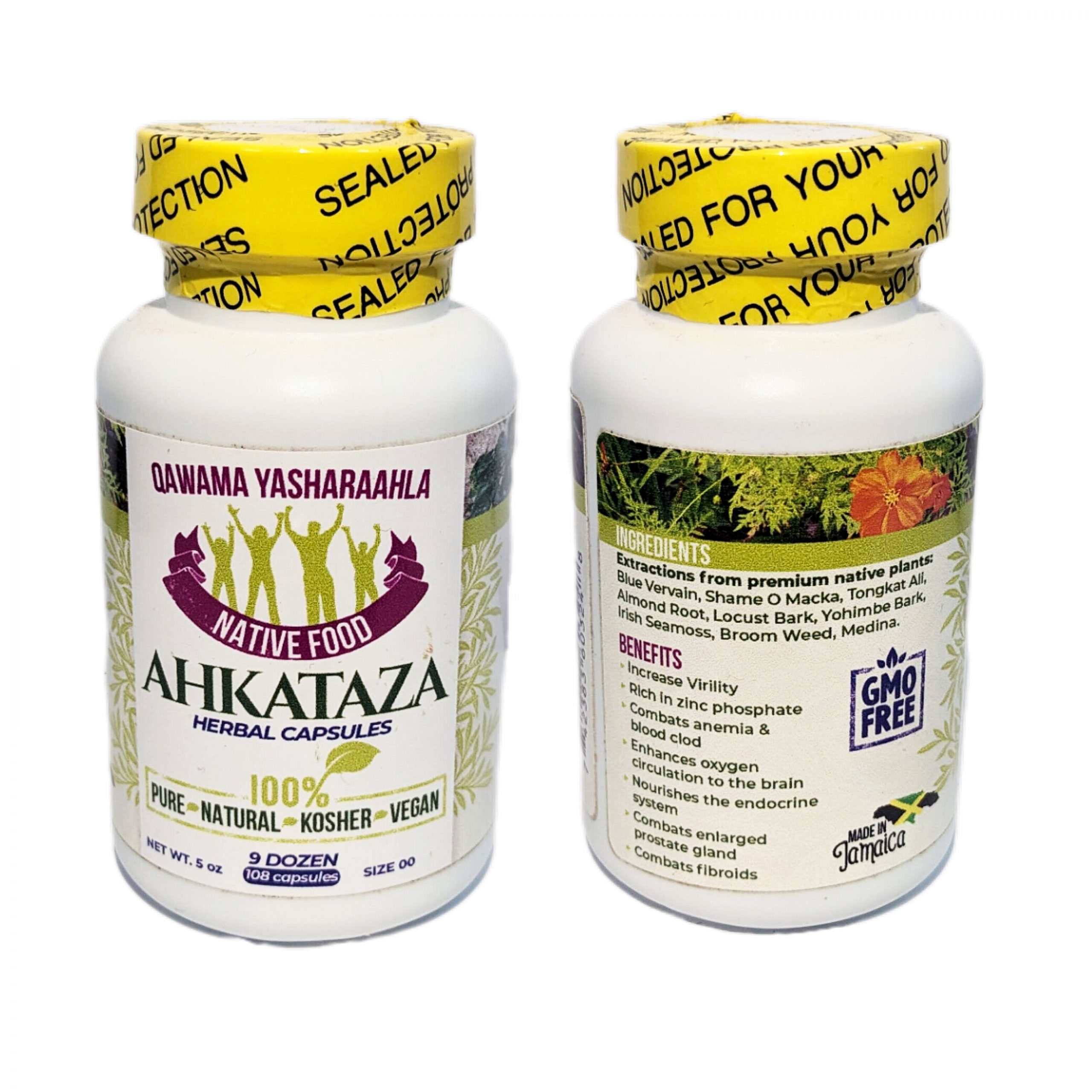 Ahkataza (Zinc) Herbal Capsules